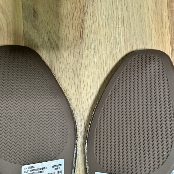 BRAND NEW Schultz Silver Slip Ons - Picture 5 of 6